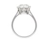 Old cut diamond solitaire ring, English, circa 1920. 