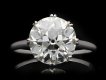 Old cut diamond solitaire ring, English, circa 1920. 