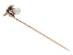Antique pearl diamond pin berganza hatton garden
