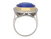 front vintage sapphire diamond ring berganza hatton garden