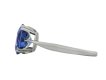 Sapphire solitaire ring, English, circa 1980 hatton garden