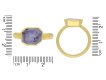 Post Medieval sapphire ring, English, circa 17th century AD. Hatton Garden