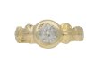 front view antique diamond engagement ring berganza hatton garden