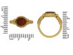 Ancient Roman ring with Faunus intaglio berganza hatton garden