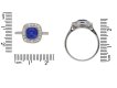 Art Deco Burmese sapphire and diamond ring berganza hatton garden