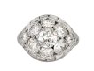 Van Cleef & Arpels diamond bombé cluster ring hatton garden