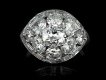 Van Cleef & Arpels diamond bombé cluster ring hatton garden