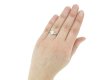 front vintage engagement diamond ring berganza hatton garden