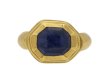 Tudor sapphire gold ring berganza hatton garden