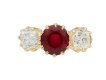  Burmese ruby diamond ring berganza hatton garden