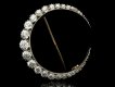antique diamond crescent brooch berganza hatton garden