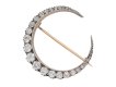 antique diamond crescent brooch berganza hatton garden