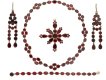 Rare Georgian garnet suite hatton garden berganza