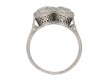 front antique diamond two stone ring berganza hatton garden