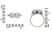 front antique diamond two stone ring berganza hatton garden