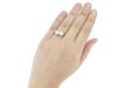 front antique diamond two stone ring berganza hatton garden