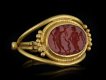 Ancient Roman intaglio ring, circa 4th century AD hatton garden