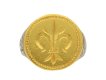 Post Medieval gold fleur de lis signet ring hatton garden