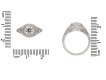art deco diamond cluster ring berganza hatton garden