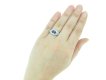 front vintage sapphire diamond ring berganza hatton garden