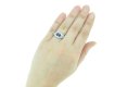 front vintage sapphire diamond ring berganza hatton garden