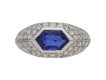  vintage sapphire diamond ring berganza hatton garden