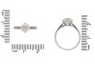 front antique diamond engagement ring hatton garden berganza