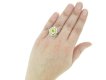 front  vintage yellow sapphire diamond ring hatton garden berganza