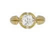Victorian old mine diamond solitaire ring hatton garden