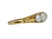 front antique pearl diamond carved ring berganza hatton garden