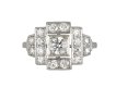Art Deco diamond cluster ring, circa 1925.