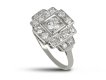 Art Deco diamond cluster ring, circa 1925.