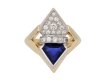 art deco diamond sapphire ring hatton garden berganza