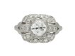  Vintage diamond cluster ring berganza hatton garden
