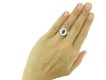 front antique diamond sapphire cluster ring berganza hatton garden