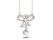 Belle Époque diamond pendant, French, circa 1910.