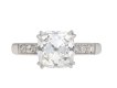 Art Deco old mine diamond ring, English, circa 1930. Hatton Garden