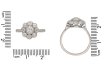 front antique diamond cluster ring berganza hatton garden