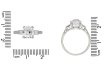 Art Deco cushion shape diamond ring berganza hatton garden