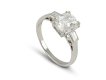Art Deco cushion shape old mine diamond ring, English, circa 1930.
