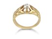 Art Nouveau diamond ring, circa 1900.