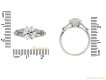 Art Deco diamond engagement ring berganza hatton garden