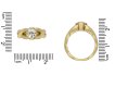 vintage Old mine diamond solitaire ring berganza hatton garden
