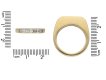 Vintage half eternity diamond ring berganza hatton garden