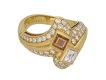 Two stone diamond crossover ring Boucheron berganza hatton garden