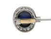 Cartier sapphire and diamond jabot pin berganza hatton garden