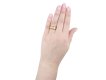Antique diamond three stone ring, circa 1900.