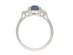 Art Deco sapphire and diamond ring, circa 1925. Hatton Garden