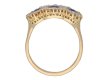 Victorian sapphire diamond cluster ring berganza hatton garden