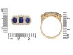Victorian sapphire diamond cluster ring berganza hatton garden